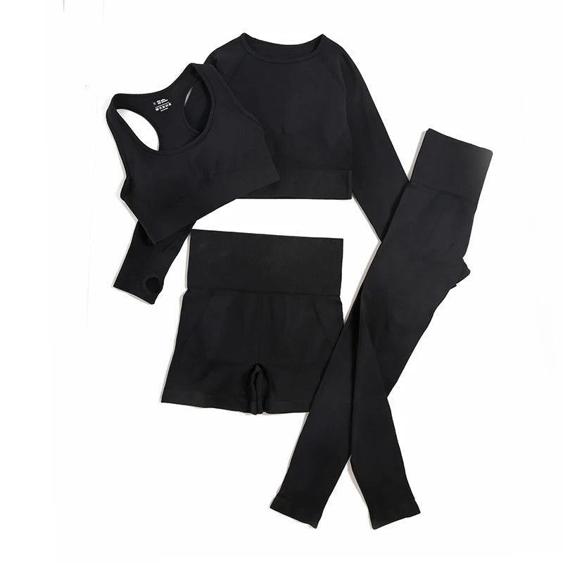 WAREBALL Sömlöst Yogaset – 2/3/4 Delar