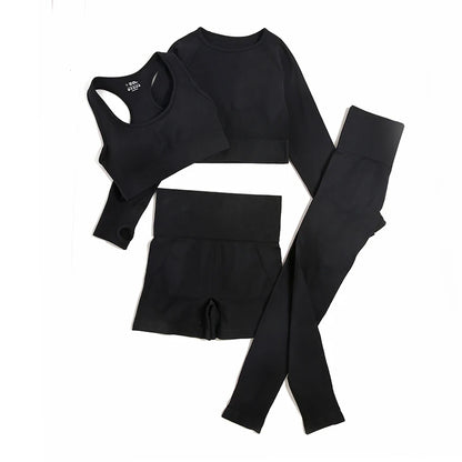 WAREBALL Sömlöst Yogaset – 2/3/4 Delar