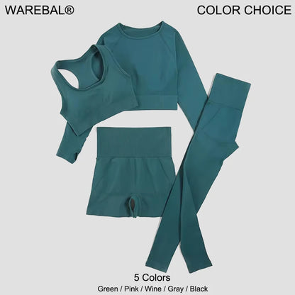 WAREBALL Sömlöst Yogaset – 2/3/4 Delar